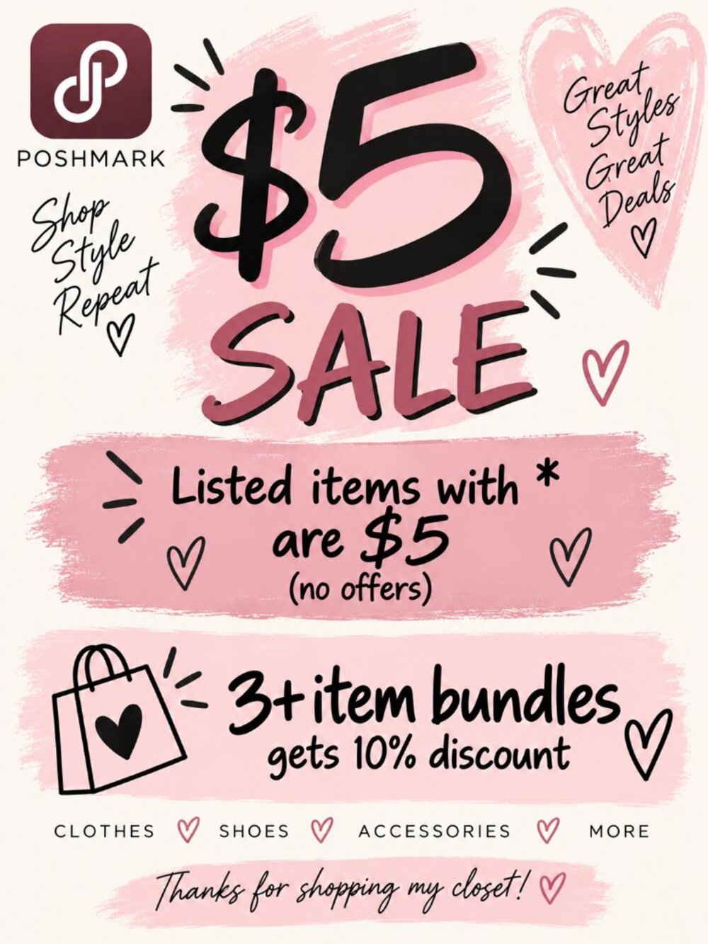 🚨 $5 DEAL DROP! | ⭐ $5 Finds + 10% Off 3+ Bundles